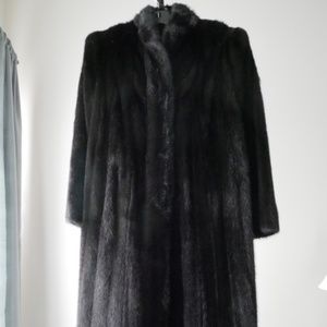 Mink Coat - Full Length Black Sable